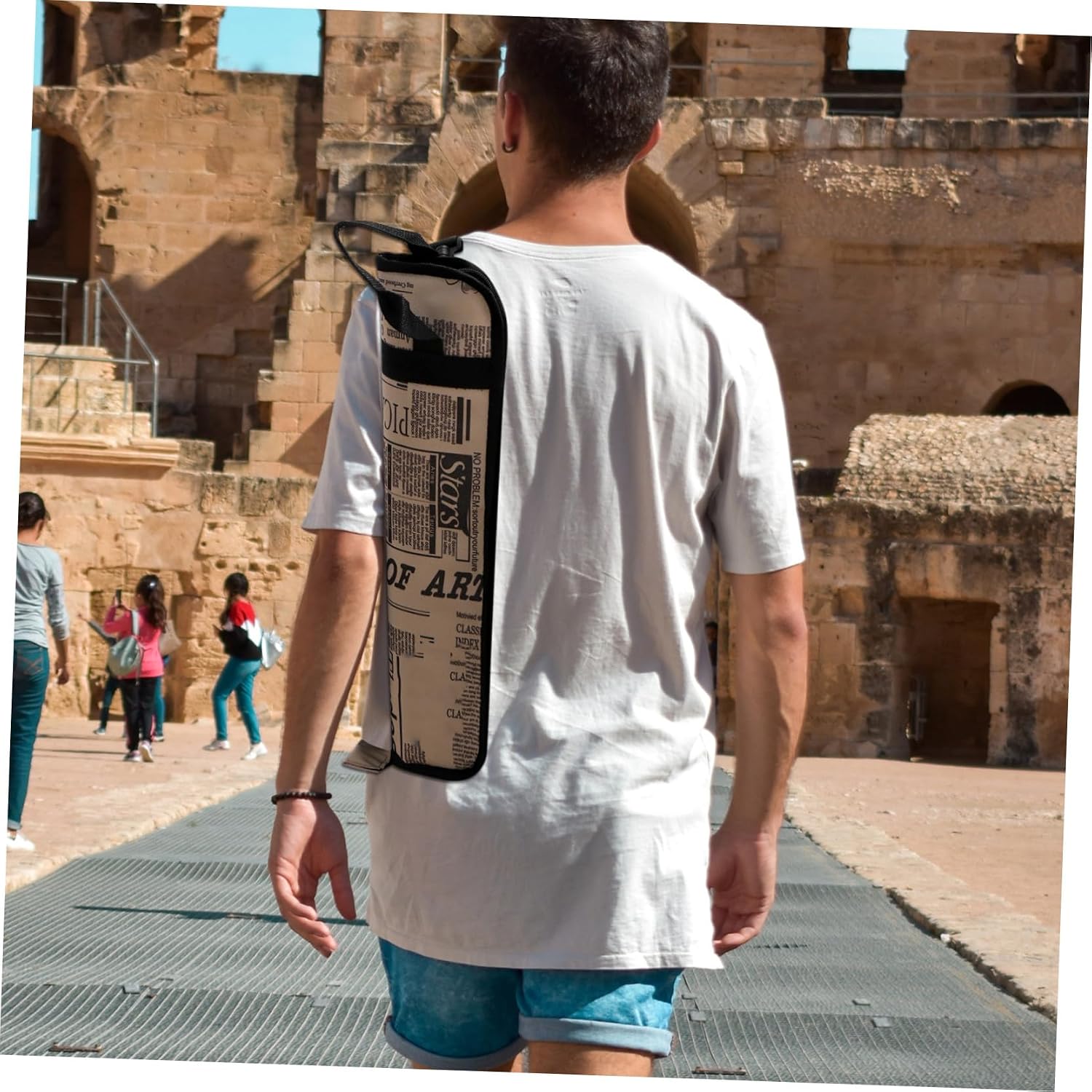 PRETYZOOM Drumstick Bag Case to 10 Sticks with Shoulder Strap image 5