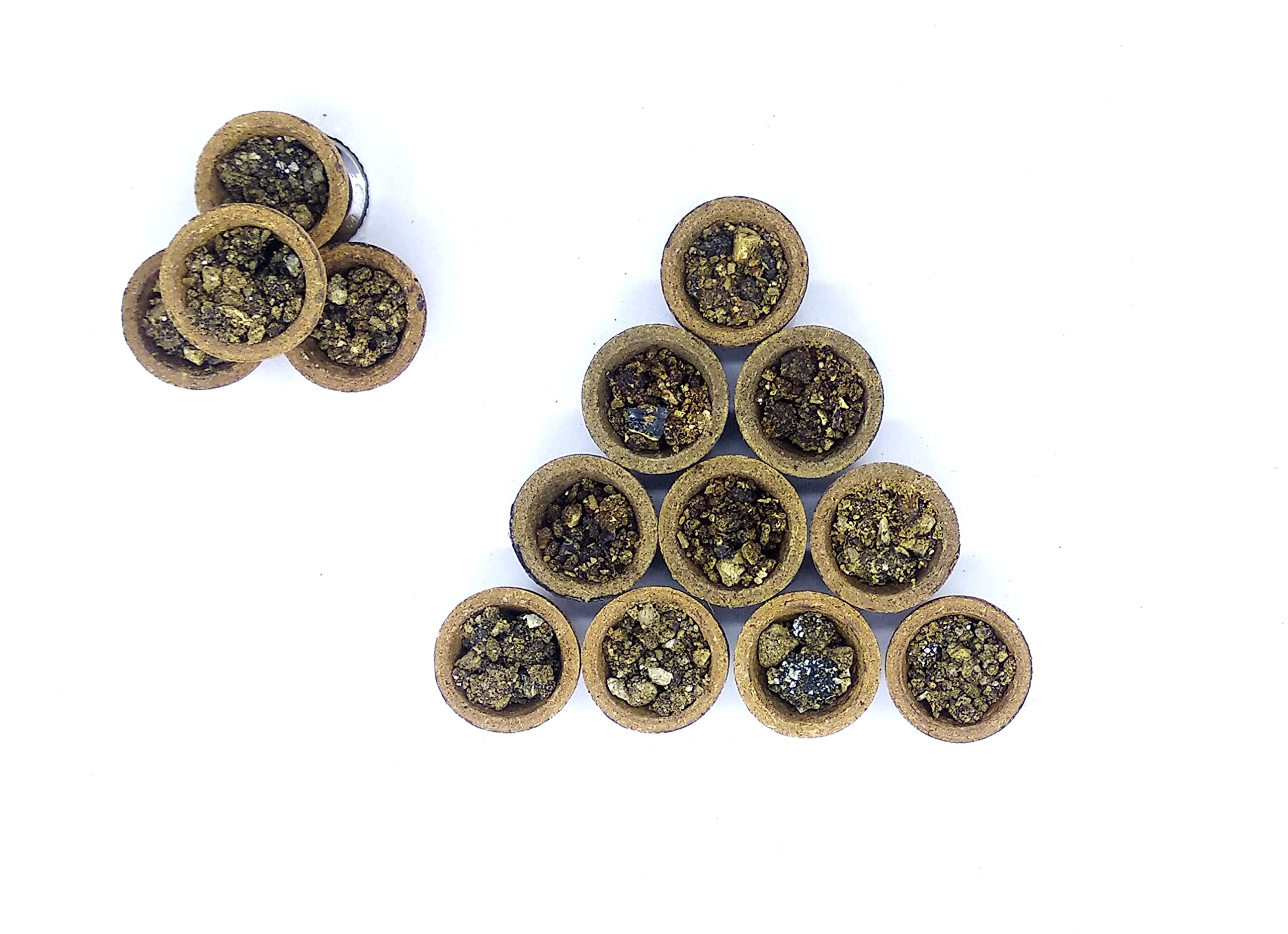 Satguru Guggal Dhuna Cow Panchgavya Dhuni Cups, Sambrani Dhoop Cups (50 Pieces)