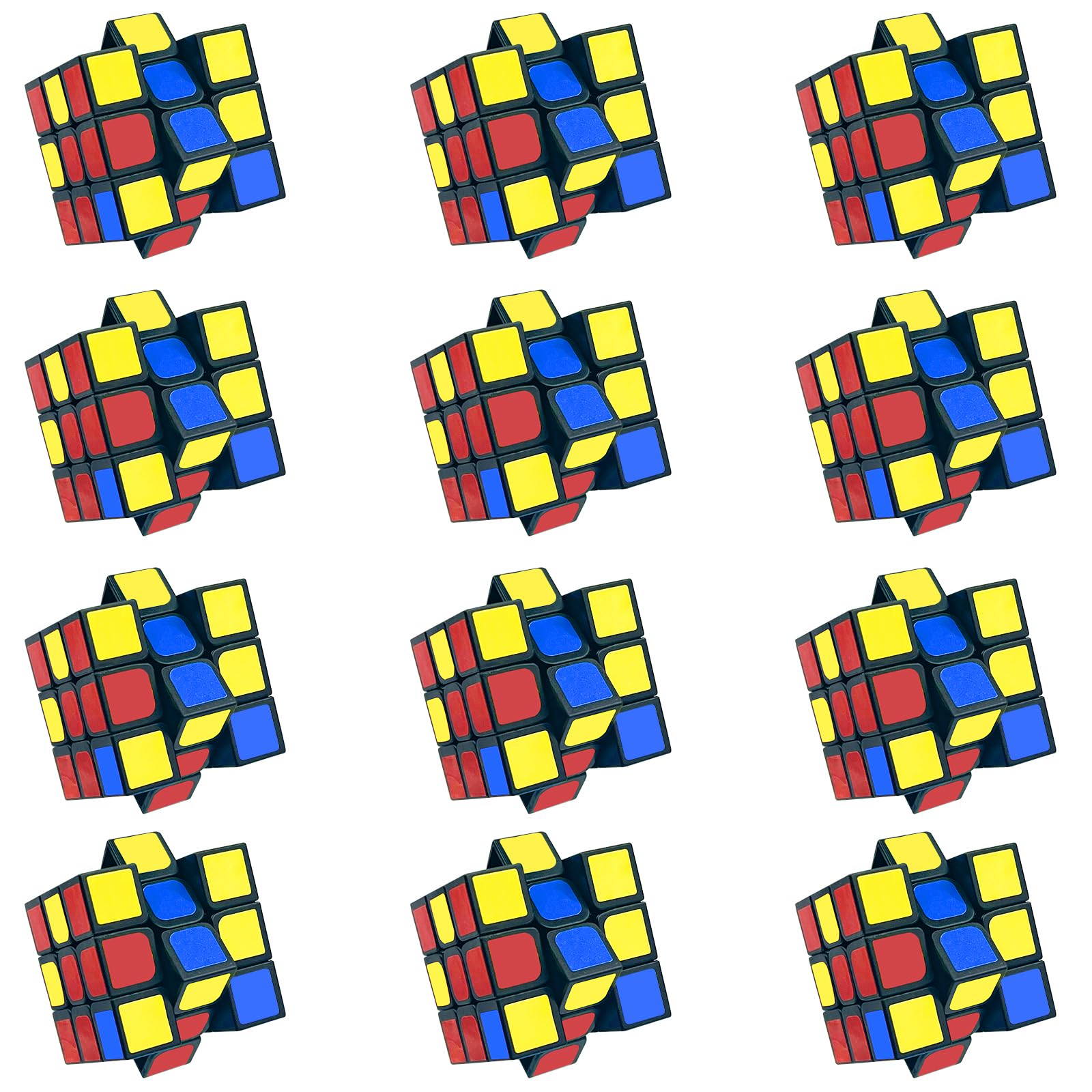 Mini Cube Goodie Bag Stuffers for Kids, Party Favors for Teens and Kids, School, Classroom, and Birthday Party Rewards - 12 PCS