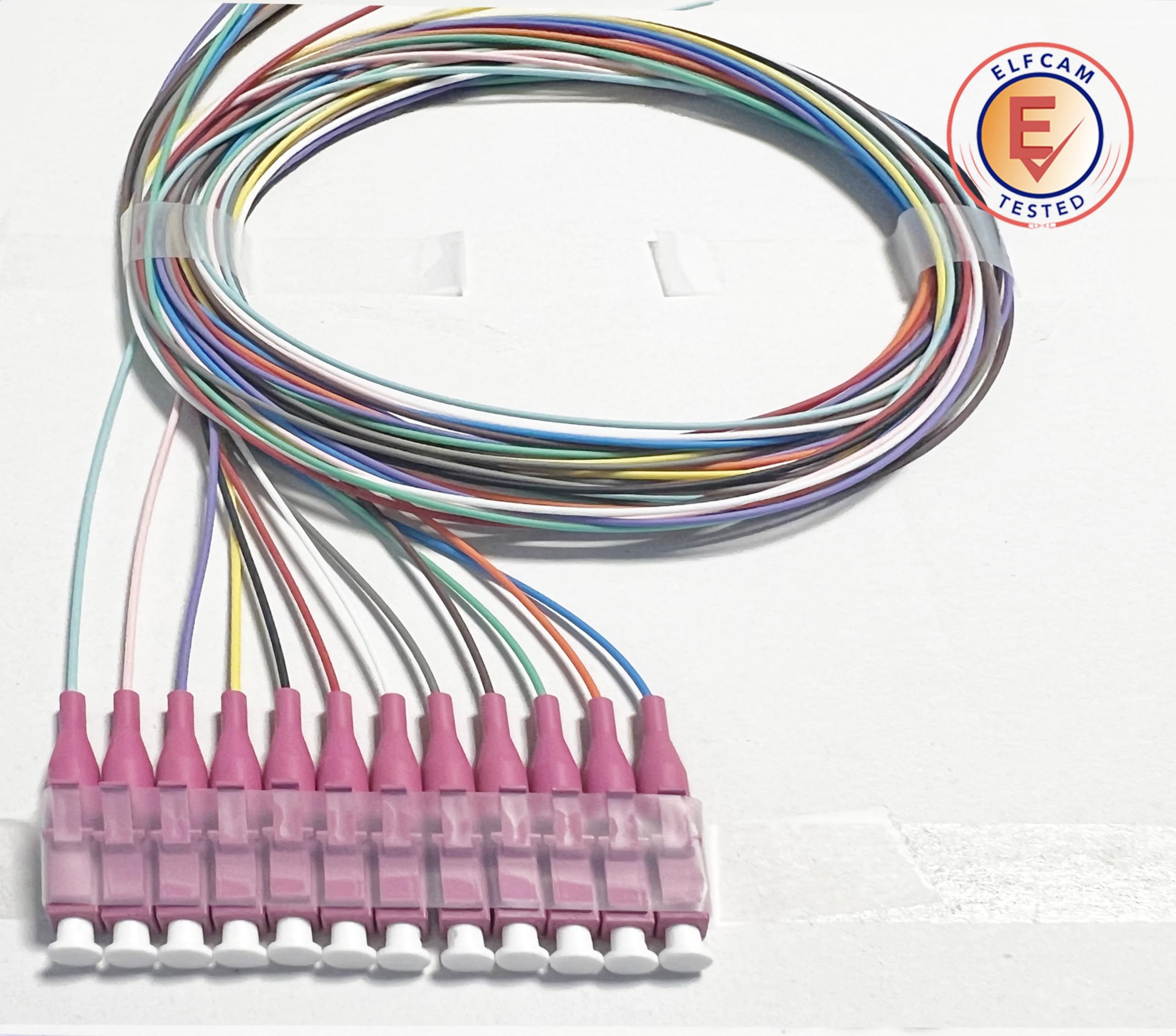Snapklik.com : 12-Fibre LC/UPC OM4 Multimode 50/125um Colour-Coded ...