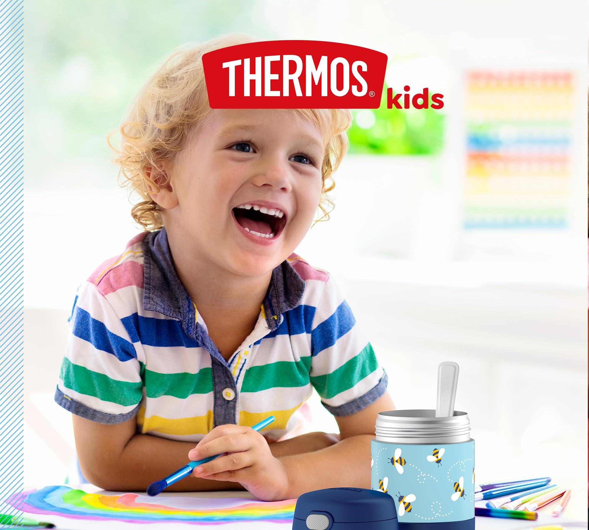 Thermos Funtainer Bees - Contenitore isolante per alimenti, 0,30 l