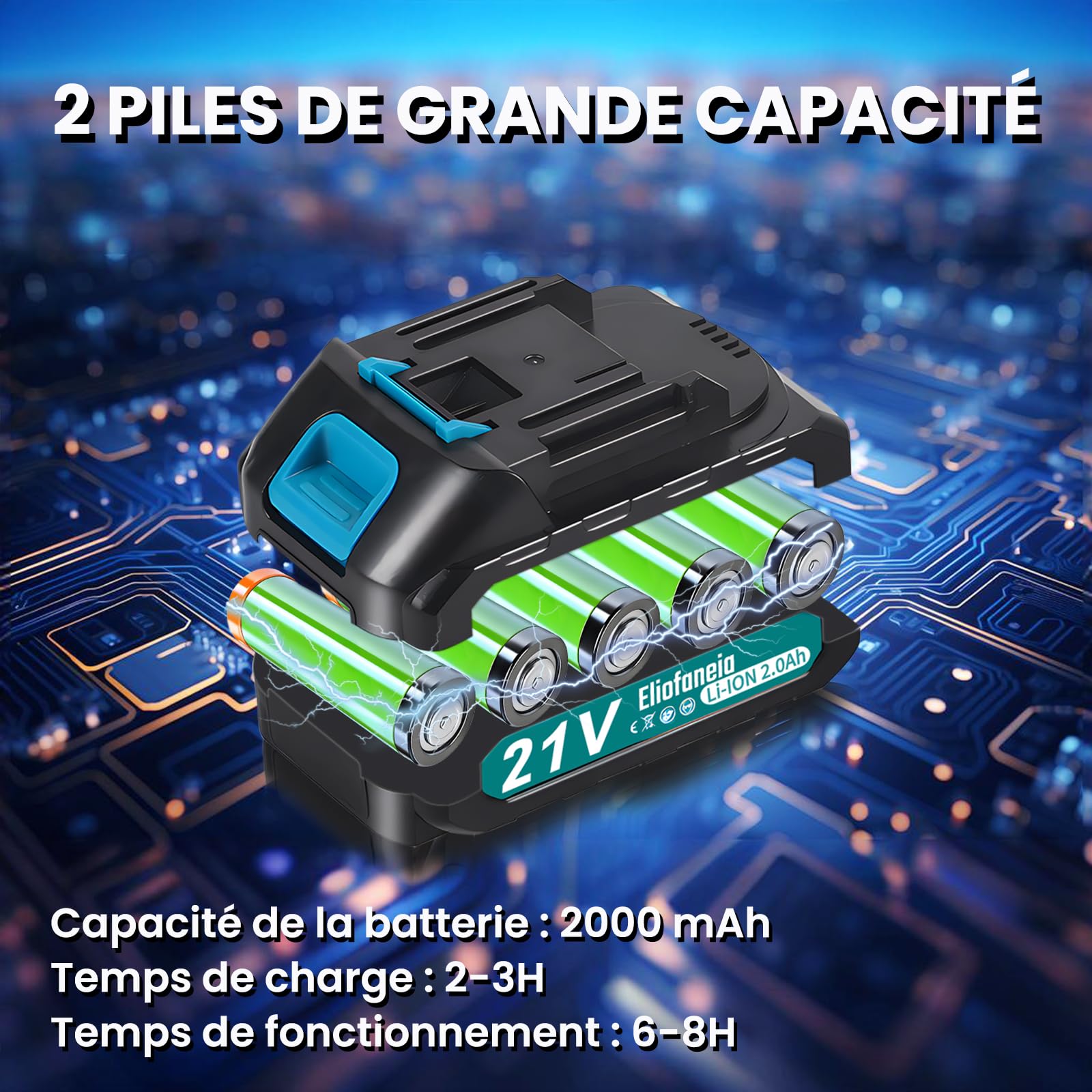 Sécateur électrique sans Fil Affichage avec Écran Diamètre de Coupe Max 30 mm avec 2x2000mAh Batteries 21V, Sécateur électrique pour Jardin,Arbustes,Branches,Secateur à Batterie