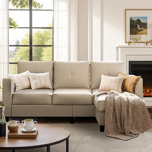 Miniatura 7 de Shintenchi STC-HB Seccional Gris oscuro, Marrón claro