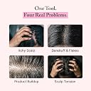 Silicone Scalp Massager Shampoo Brush Pink | Hair Massager for Hair Growth, Dandruff Removal, Blood Circulation | Exfoliate gallery image