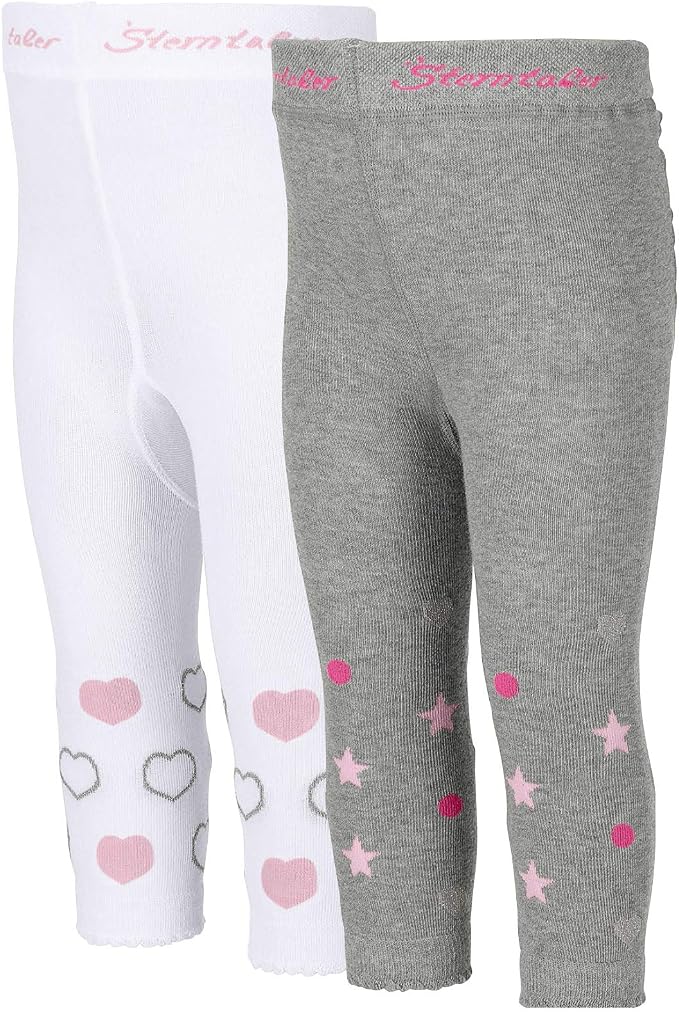 Sterntaler Leggins DP Leggings, Bianco (Weiss 500), (Taglia Produttore:104)  Bimba : Amazon.it: Abbigliamento