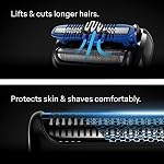 Rasoir à Lame Foliaire Braun, Rasoirs pour Hommes, Rasoir Électrique, Série 7, Humide & Sec avec Mode Turbo, 7120s