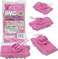 Vista 11 de BMC Classic Payton Tanques antiaéreos - 4 unidades OD verde plástico ejército hombres vehículos