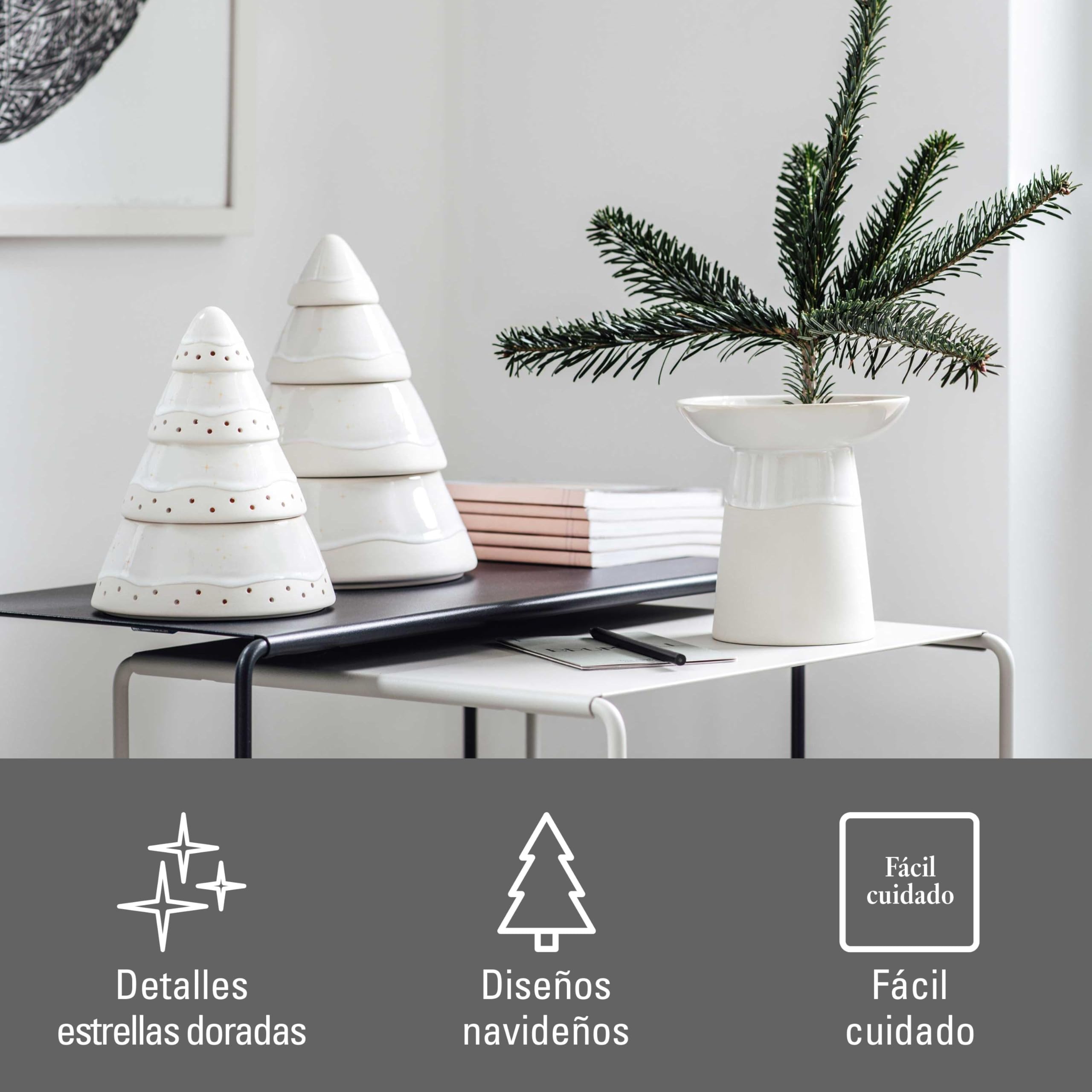 like. by Villeroy & Boch Winter Glow - Boîte à biscuits, blanche, en porcelaine
