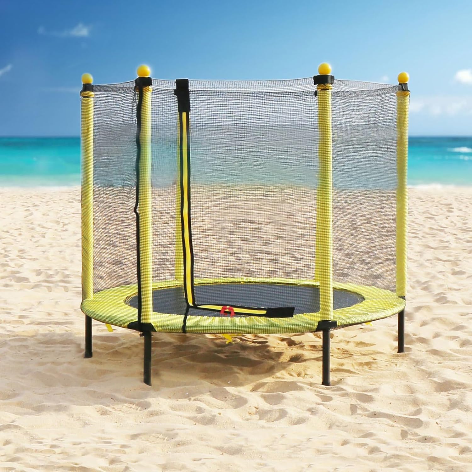 Children Trampoline Safety Replacement Net Jumping Bed Protection Fence Anti-UV Drop-Resistant Trampoline Accessories