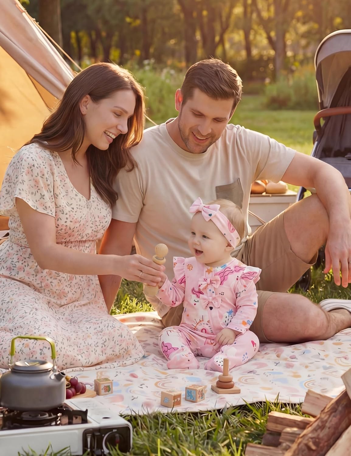 Yoofoss Baby Pajamas Rayon Made From Bamboo Sleepers, Baby Girl Clothes Newborn 0-3 3-6 6-9 Months Footed Pjs, Soft - Image 2