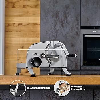 Ritter ドイツ製 手動フードスライサー Amazon | ritter manus 3 手動ユニバーサルフードスライサー