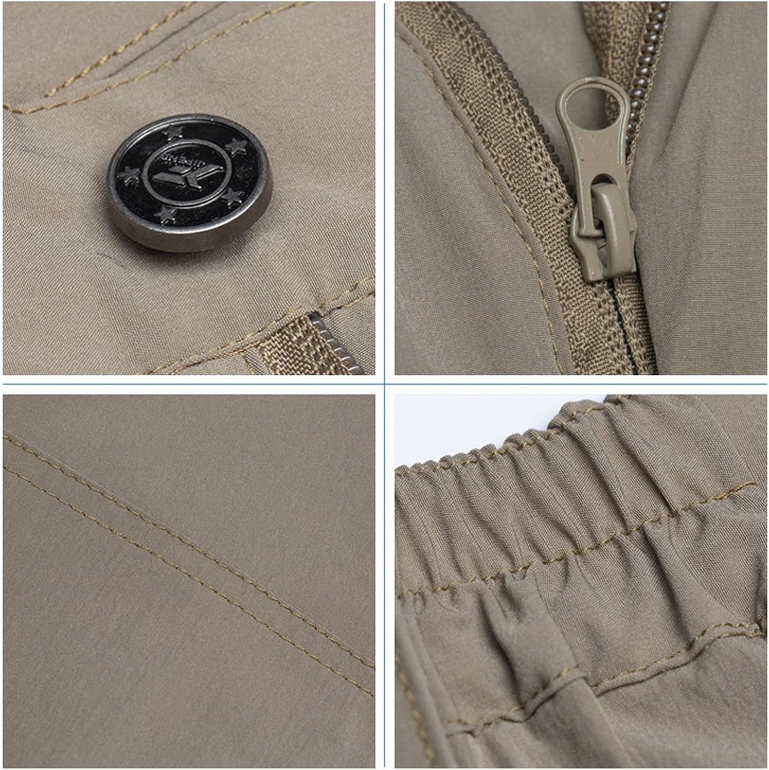 Miniatura 4 de Blczomt Pantalones tácticos de asalto para hombre, resistentes al agua, pantalones de senderismo al aire libre, pantalones de trabajo grandes y altos