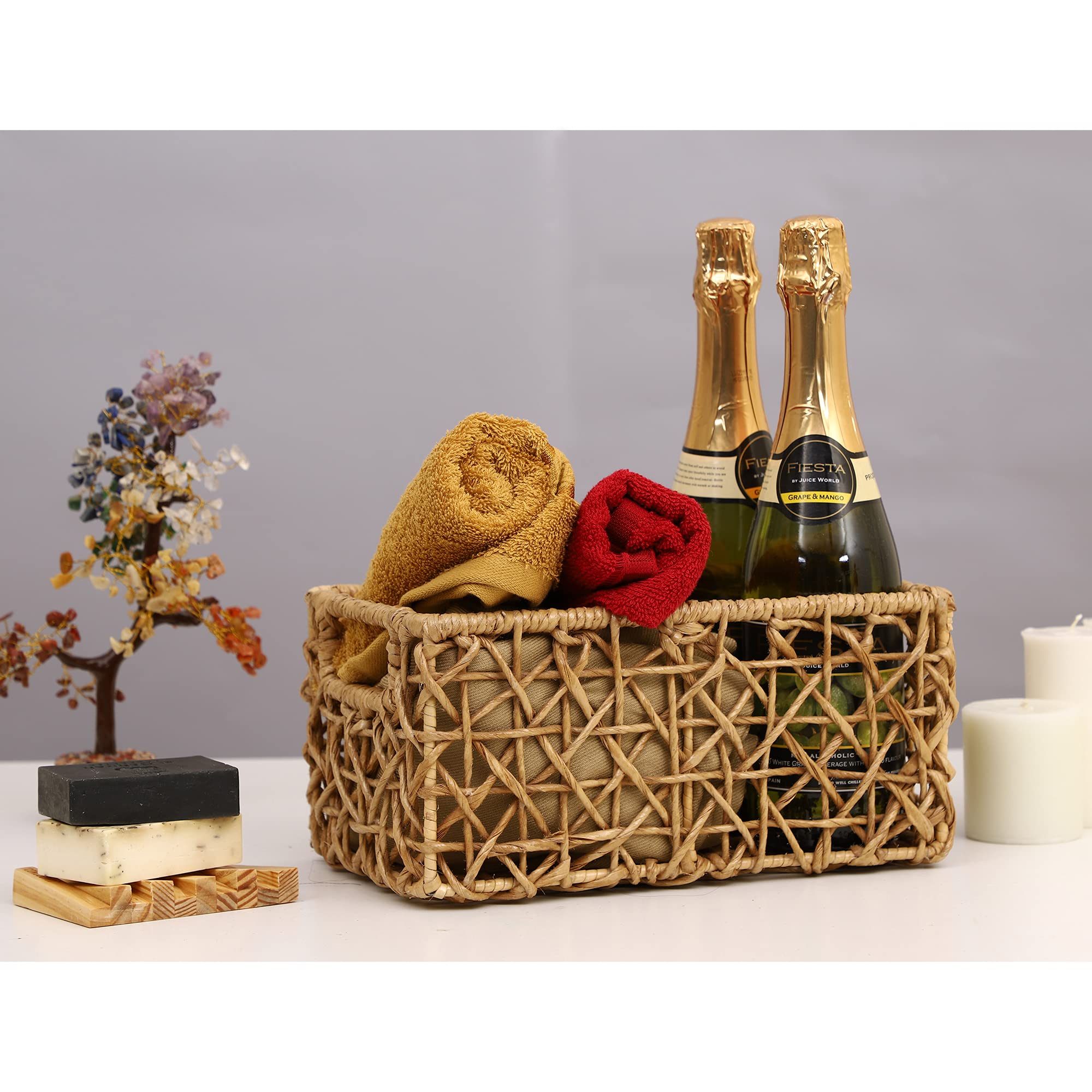 AKWAY Natural Raffia Storage Bin Basket Organizer (11 x 7 x 5) Raffia,Pack of 1 (B09C21RNFH) Amazon Price History, Amazon Price Tracker