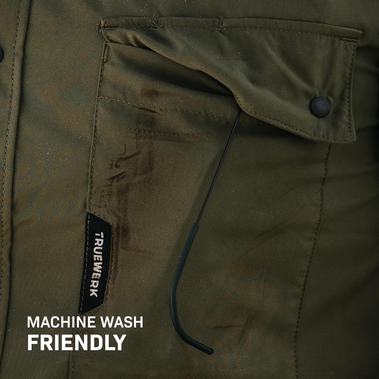 TRUEWERK Men's Cloud Work Shirt - Button Down, Lightweight, Fast-Drying, Breathable, and SPF Shirts - Image 9