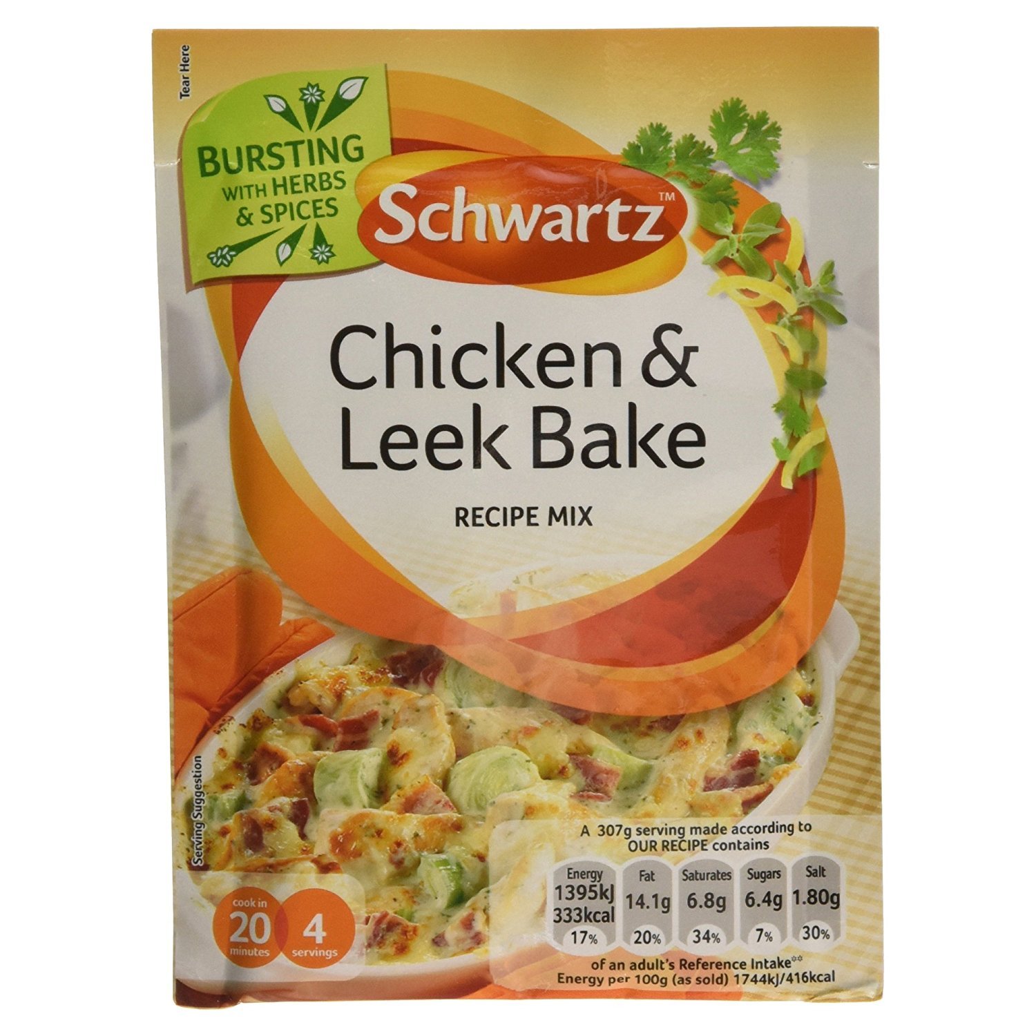 Schwartz Chicken and Leek Bake Mix 35g