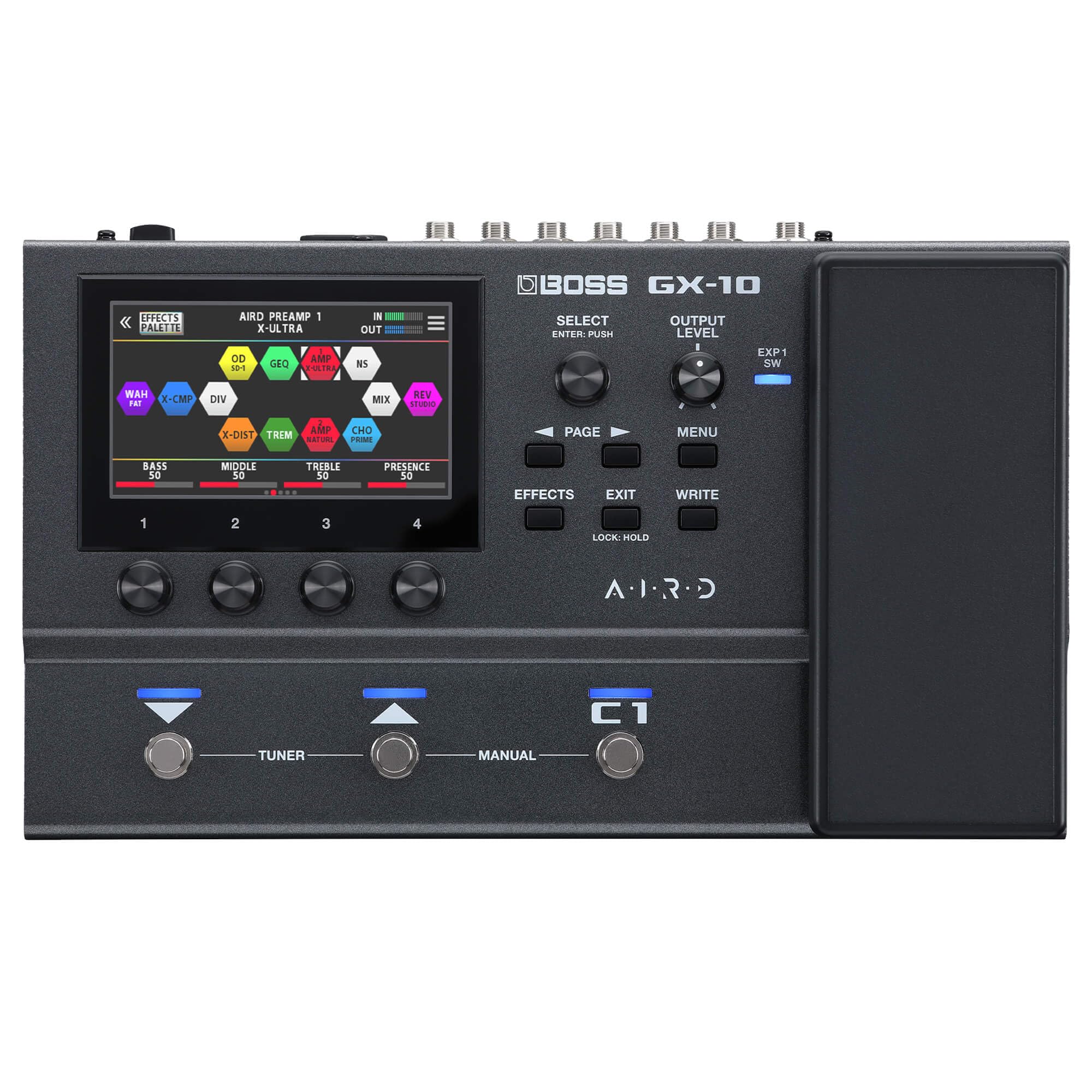 【未使用】BOSS GX-10 + BT-DUAL BOSS GX-10 | Compact Guitar & Bass Effects Processor | GX-100