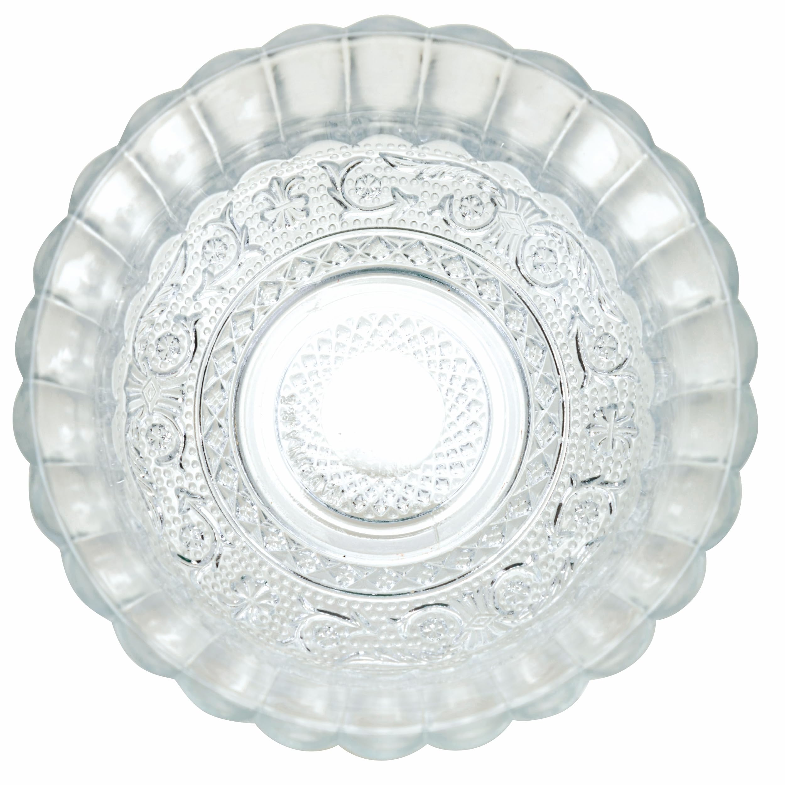 Villa D'Este Home Set 6 Piattini Pane In Vetro - Ø14 Cm, Stile Imperial, Lavabile E Microonde - Foto 4