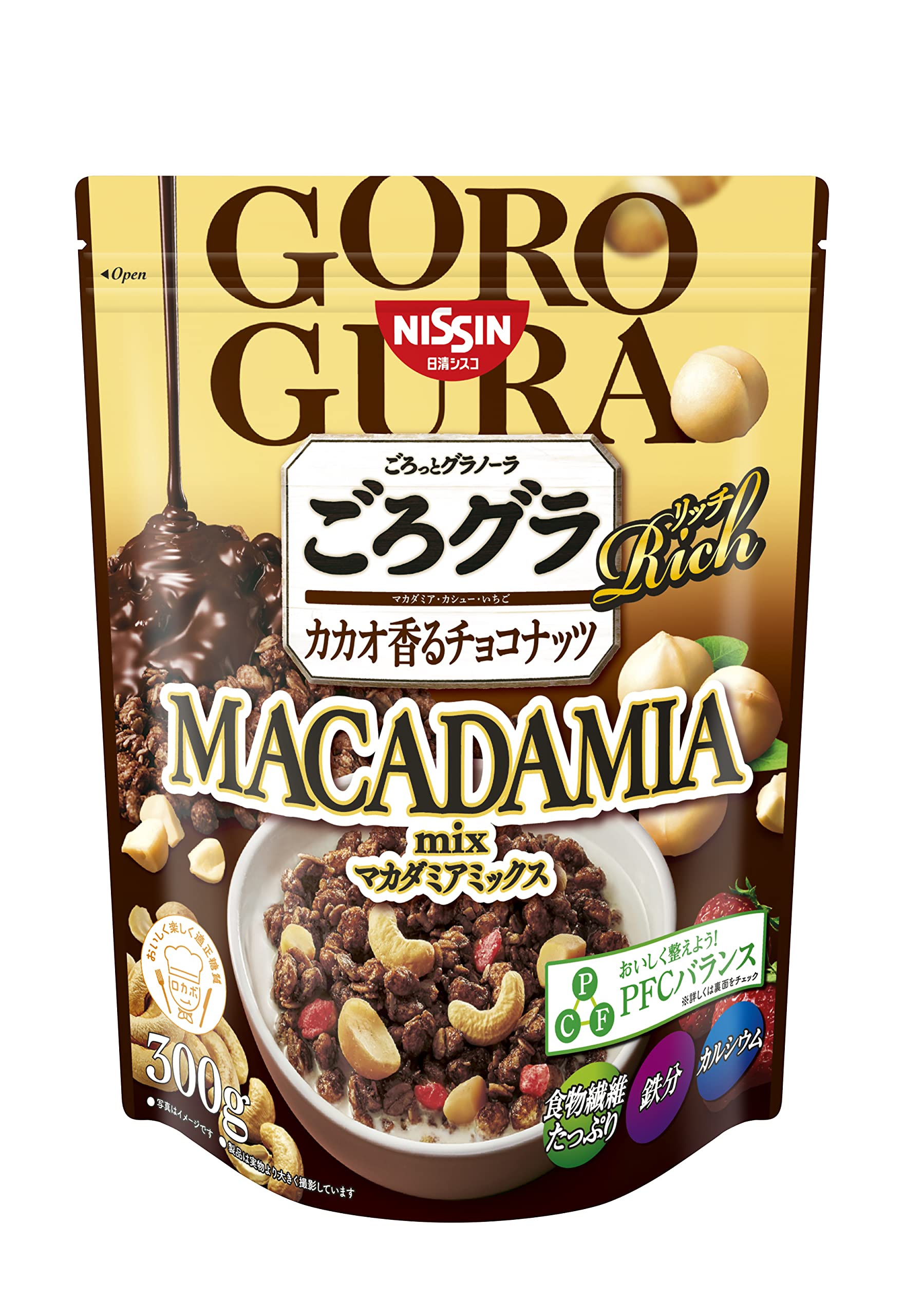 Amazon.co.jp: 日清シスコ ごろグラRich カカオ香るチョコナッツ