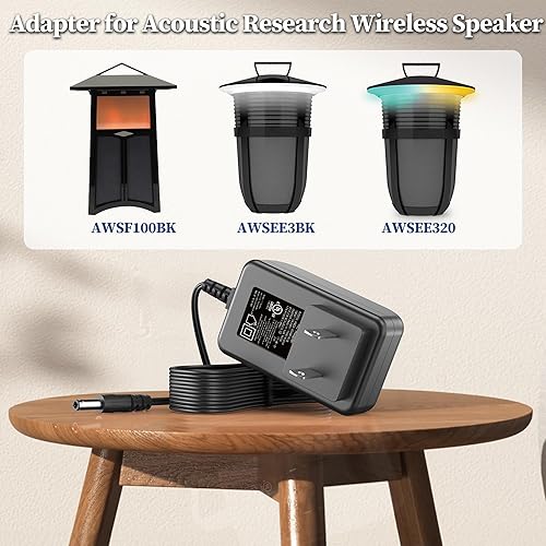 Miniatura 3 de Cargador de 14 V para investigación acústica AWSF100 AWSF100BK BLJ15W140100PI-U Altavoz inalámbrico portátil Cable de alimentación Adaptador de CA
