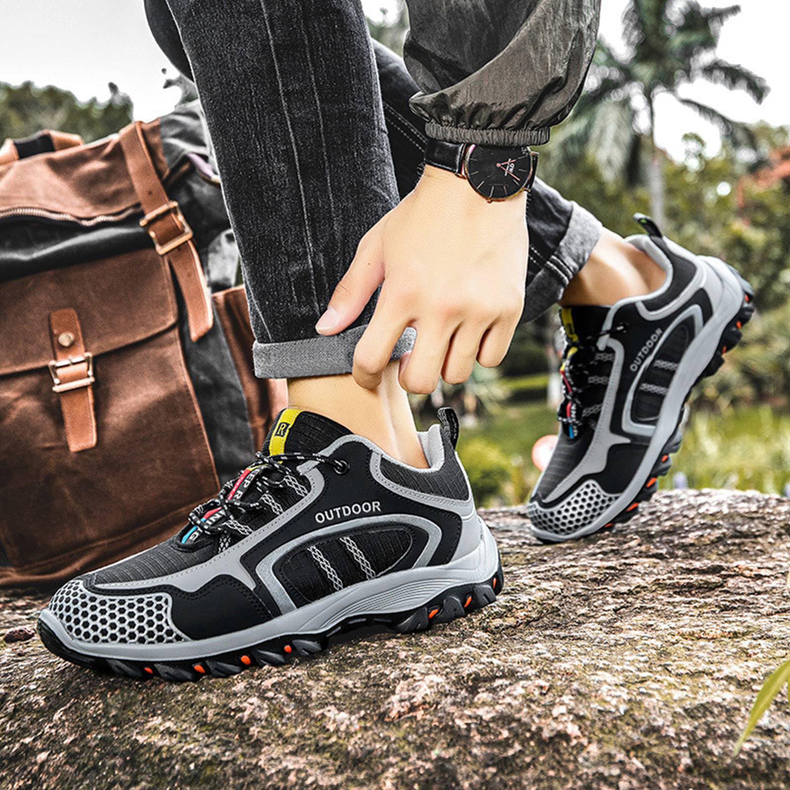 Scarpe da Trekking Leggere, Scarpe da Passeggio per Esterni, Scarpe da Corsa Antiscivolo e acquatiche per comode Calzature da Trekking