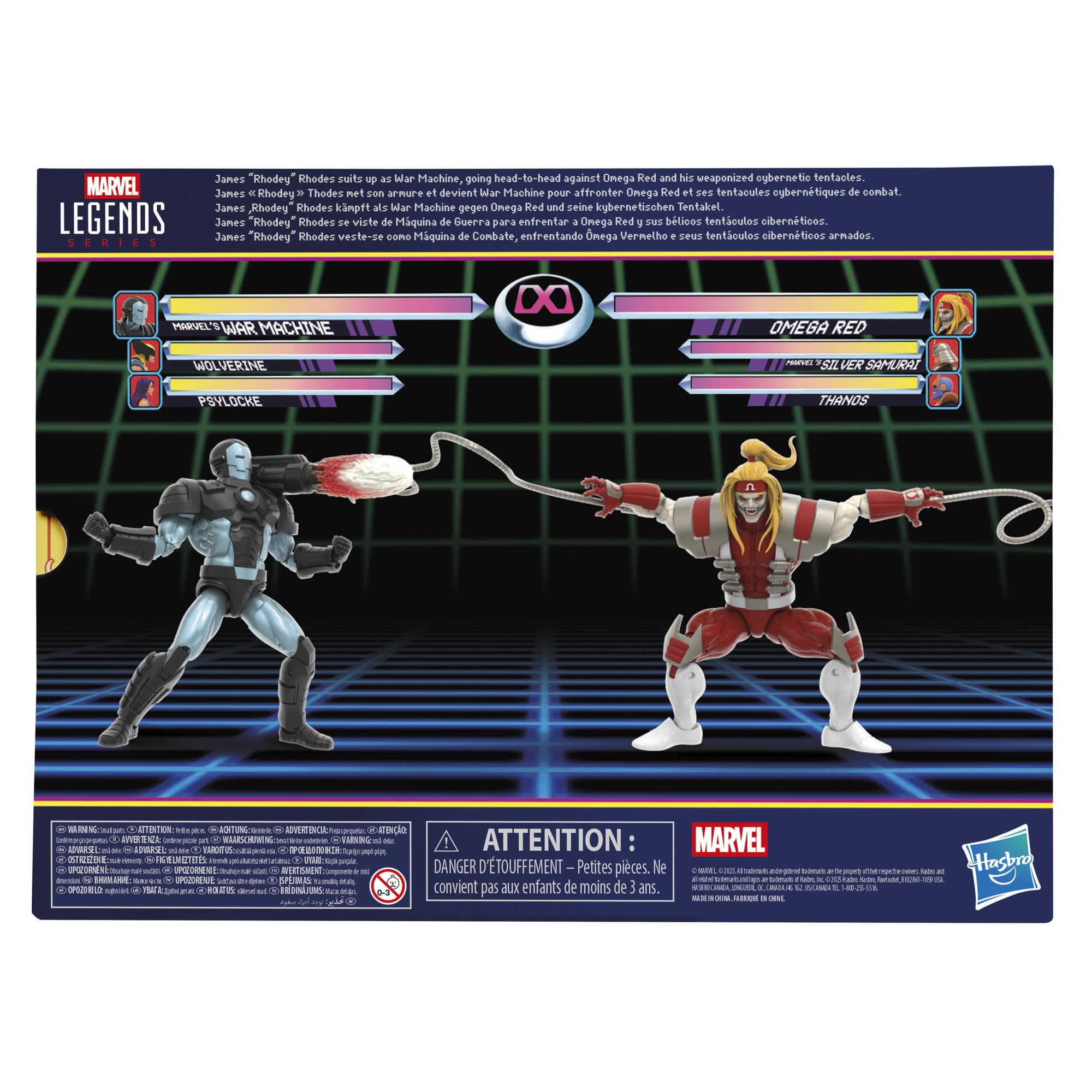 Marvel Legends Series Gamerverse, Marvel'S War Machine vs Marvel'S Omega Red, Figuras de acción coleccionables