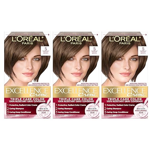 L'Oreal Paris Excellence Creme tinte de pelo de color permanente.