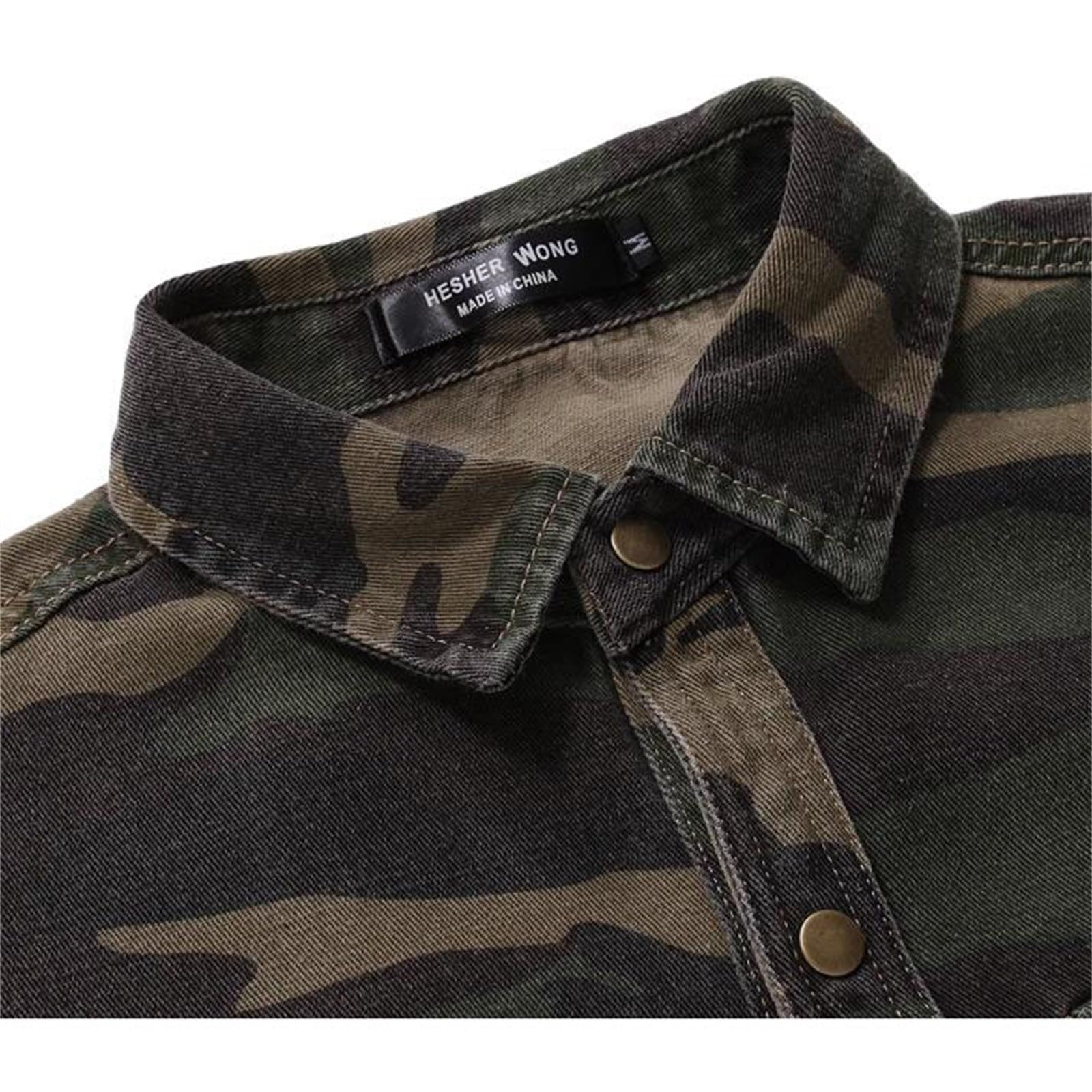 Camicia di Jeans Uomo, Camicia Denim Jeans Uomo, Camicia in Denim Maniche Lunghe Business Casual Shirt in Jeans Uomo Camicie Vintage vestibilità Normale Camicia Uomo Taglie Forti Camicia Uomo Estiva