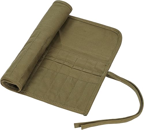 Miniatura 8 de ECHSRT Soporte para pinceles de pintura, estuche enrollable para pinceles de pintura para artistas, acuarela al óleo acrílica, soportes para