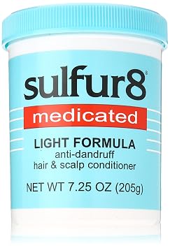 SULFUR8 Medicated Light Formula Anti-Dandruff Hair & Scalp Conditioner 7.25 oz. Lightweight Scalp & Hair Treatment Controls Dandruff, Soothes Itchy, Dry Scalp, Moisturizes & Softens Hair