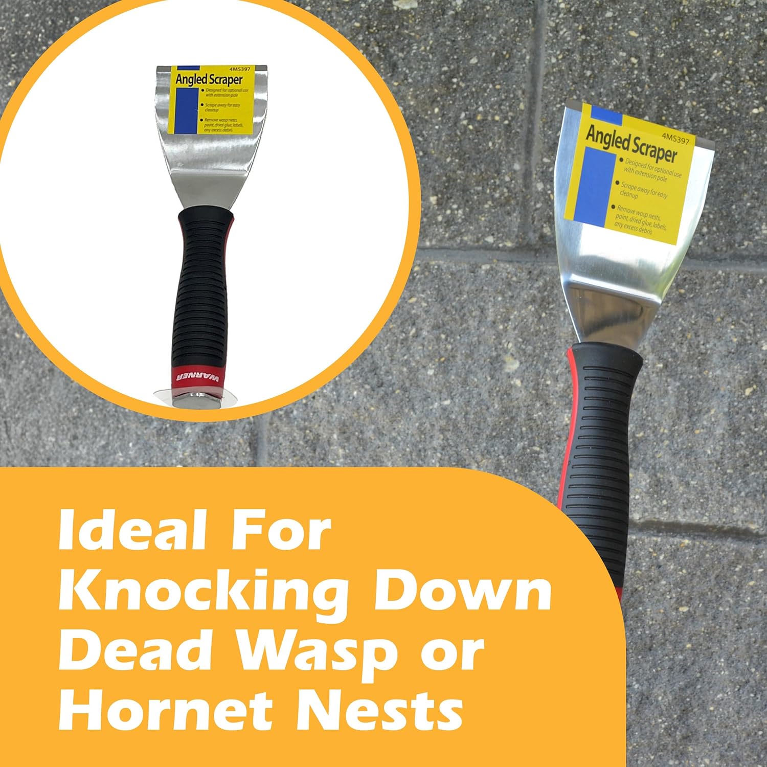 Pro USA-Made Flash Combination Kit - Includes Angled Scraper, Powder Duster, LED Flashlight & 12ft. Spray Can Extension Pole - Pest Control for Hard-to-Reach Areas