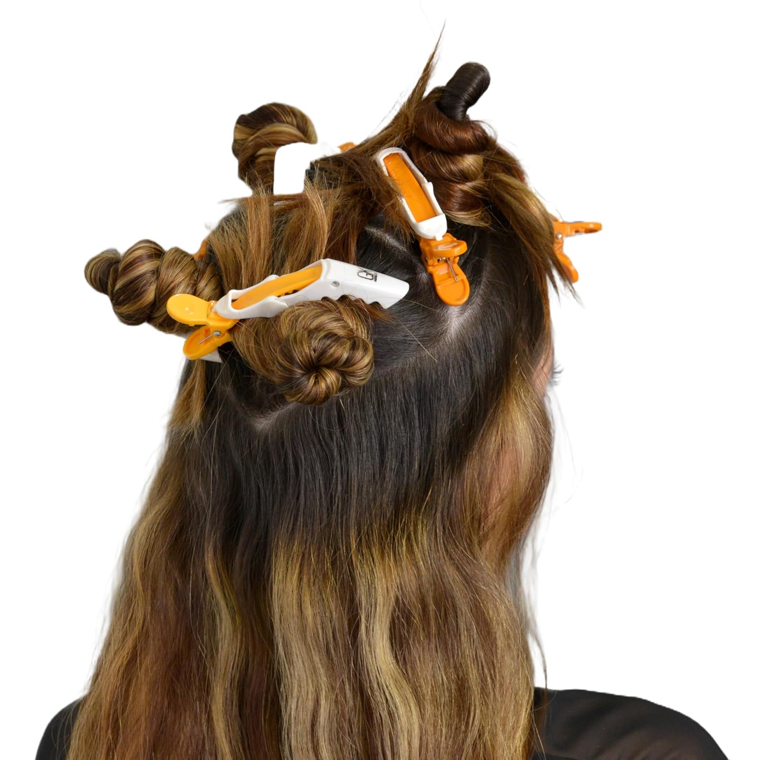 GK HAIR Global Keratin Shark Clips (6 pack) for Hairs Sectioning clips for curling hair Styling, Cutting, and Coloring – Professional Grip for Thick, Curly, or Volume Hair