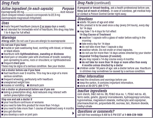 Miniatura 10 de Nexium Cápsulas para acidez estomacal con alivio 24 h (14 unidades, cápsulas) Protección durante todo el día y toda la noche contra la acidez