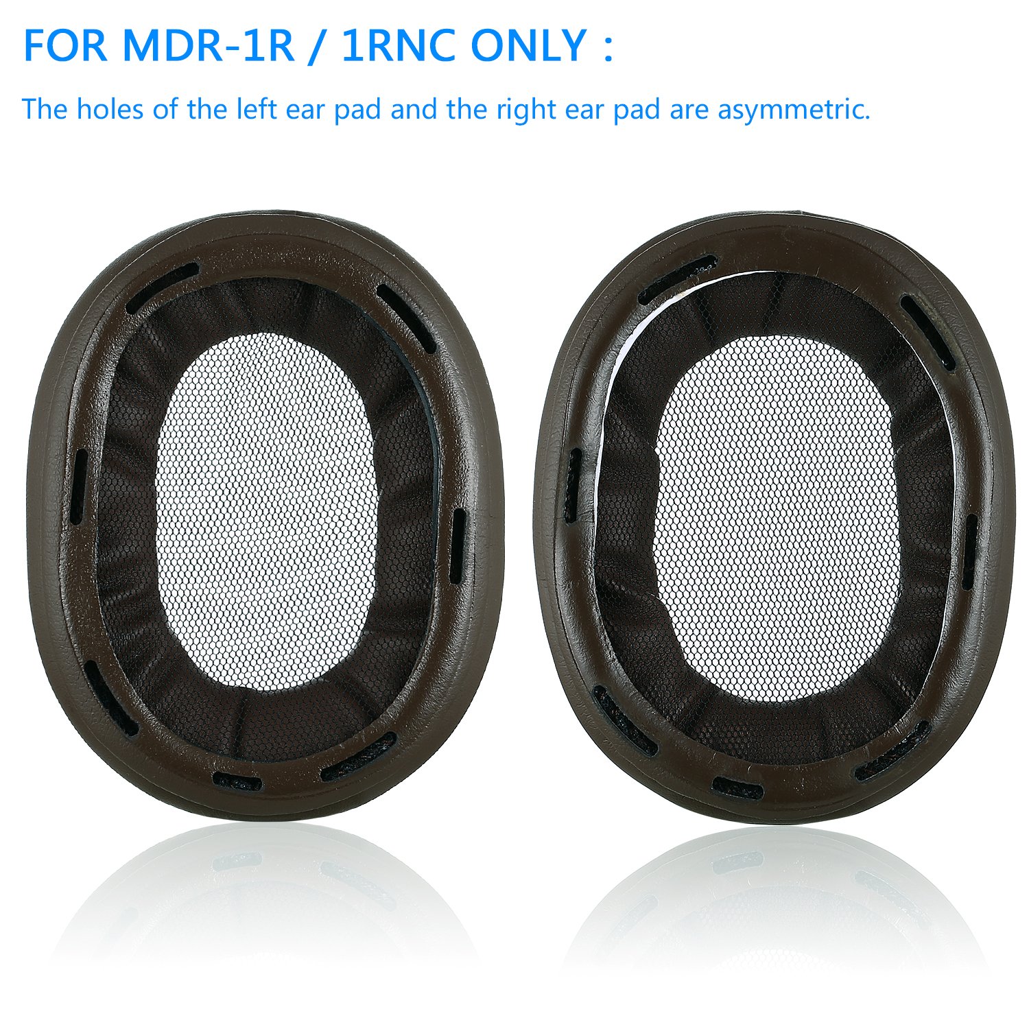 INF Almohadillas Compatibles Con Sony MDR-1A 1ADAC Almohadillas De Repuesto Para Auriculares Marrón 1 Par
