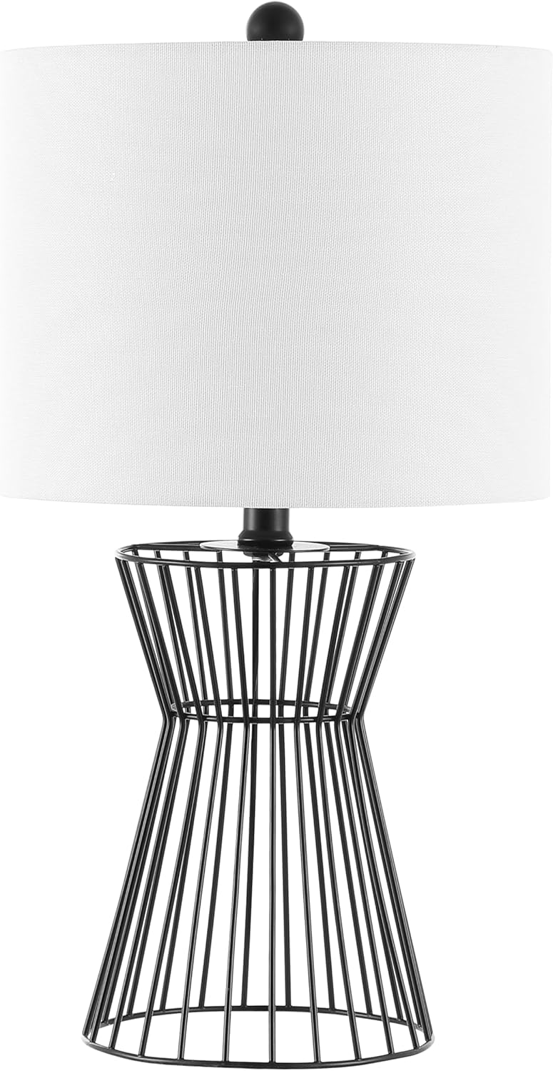 SAFAVIEH Lighting Collection Rayna Black 20-inch Table Lamp (LED Bulb Included)
