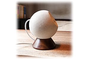 Minimalistic Solid Wood Mount Holder for HomePod Mini - Black Walnut Stand
