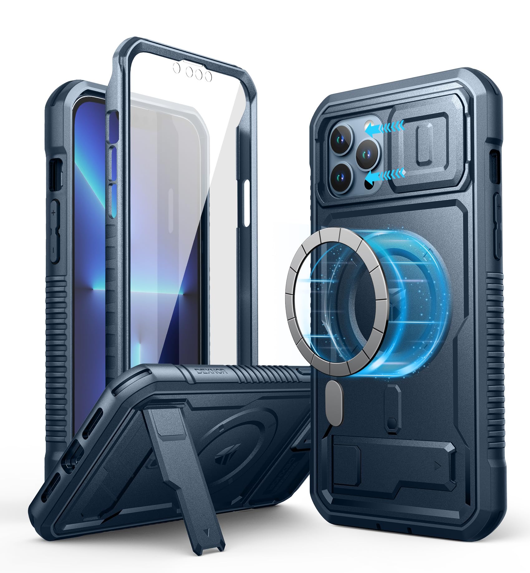 Coque Magsafe iPhone 12 Pro Max Dexnor Antichoc Antichute - 7