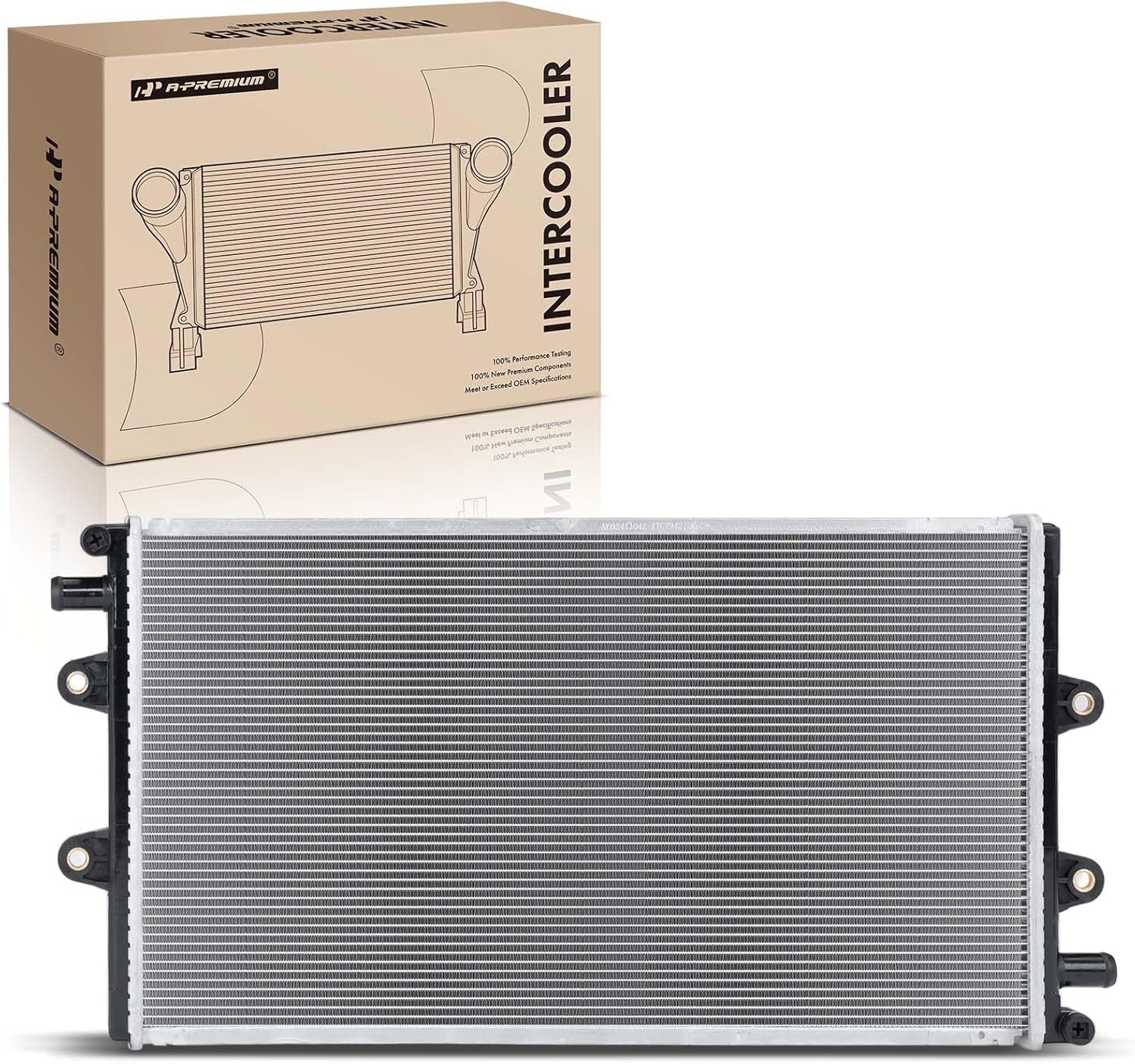 A-Premium Turbo Intercooler Charge Air Cooler Compatible with Chevrolet Camaro 2012-2015 2017-2024 & Cadillac CTS 2016-2019, 6.2L