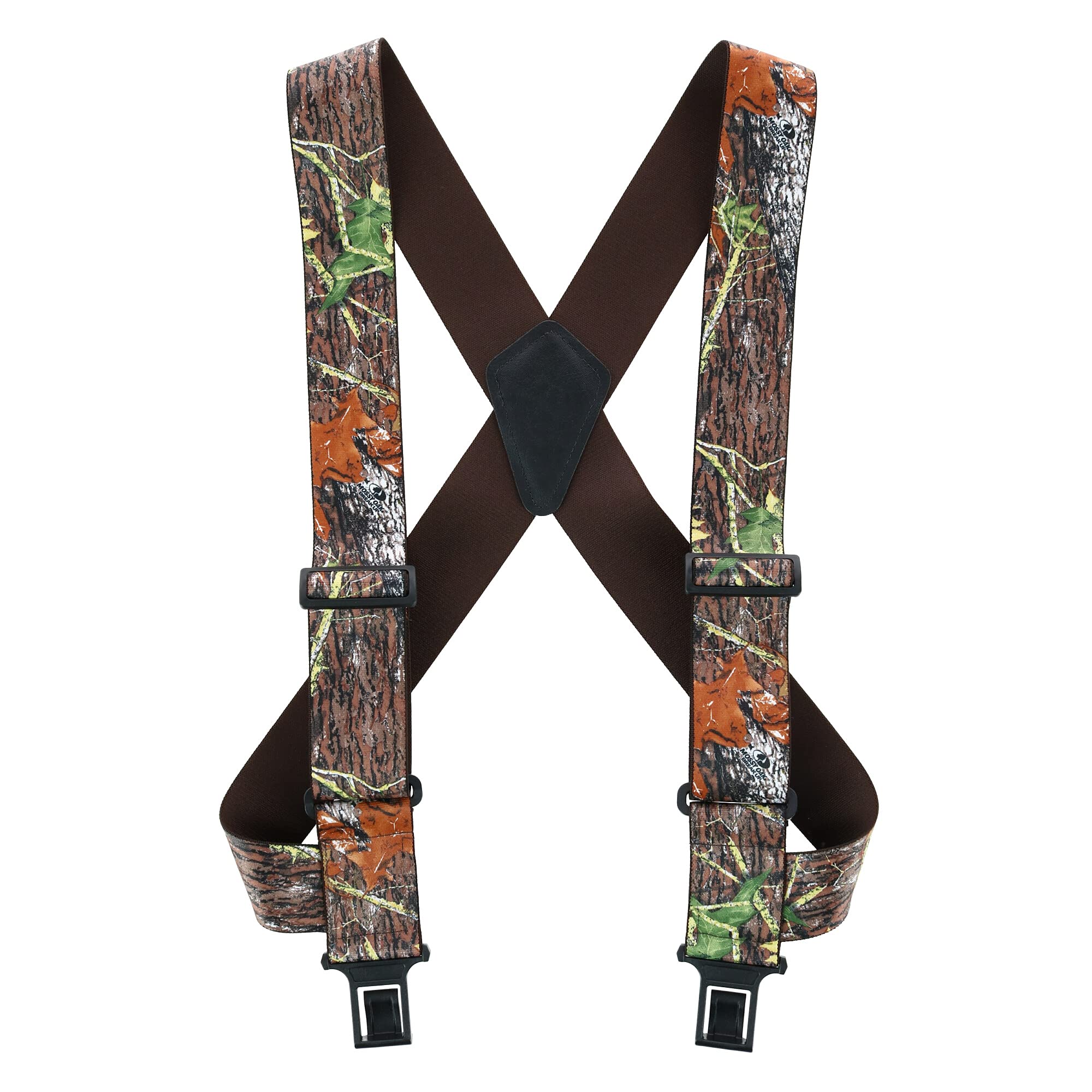 Perry Suspenders Men's Camouflage Print uBEE Trucker Suspenders, Green