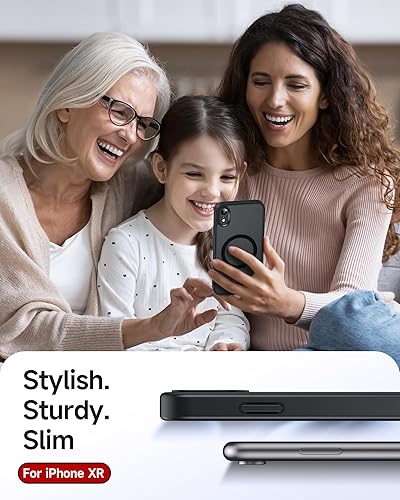 Miniatura 7 de LeYi Funda para iPhone XR con protector de pantalla X2 + 2 funda para cámara compatible con MagSafe Funda protectora magnética i iphoneXR, delgada,