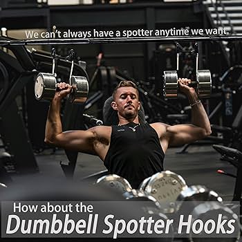 Amazon | ダンベルスポッターフック バーベルアタッチメント 肩と
