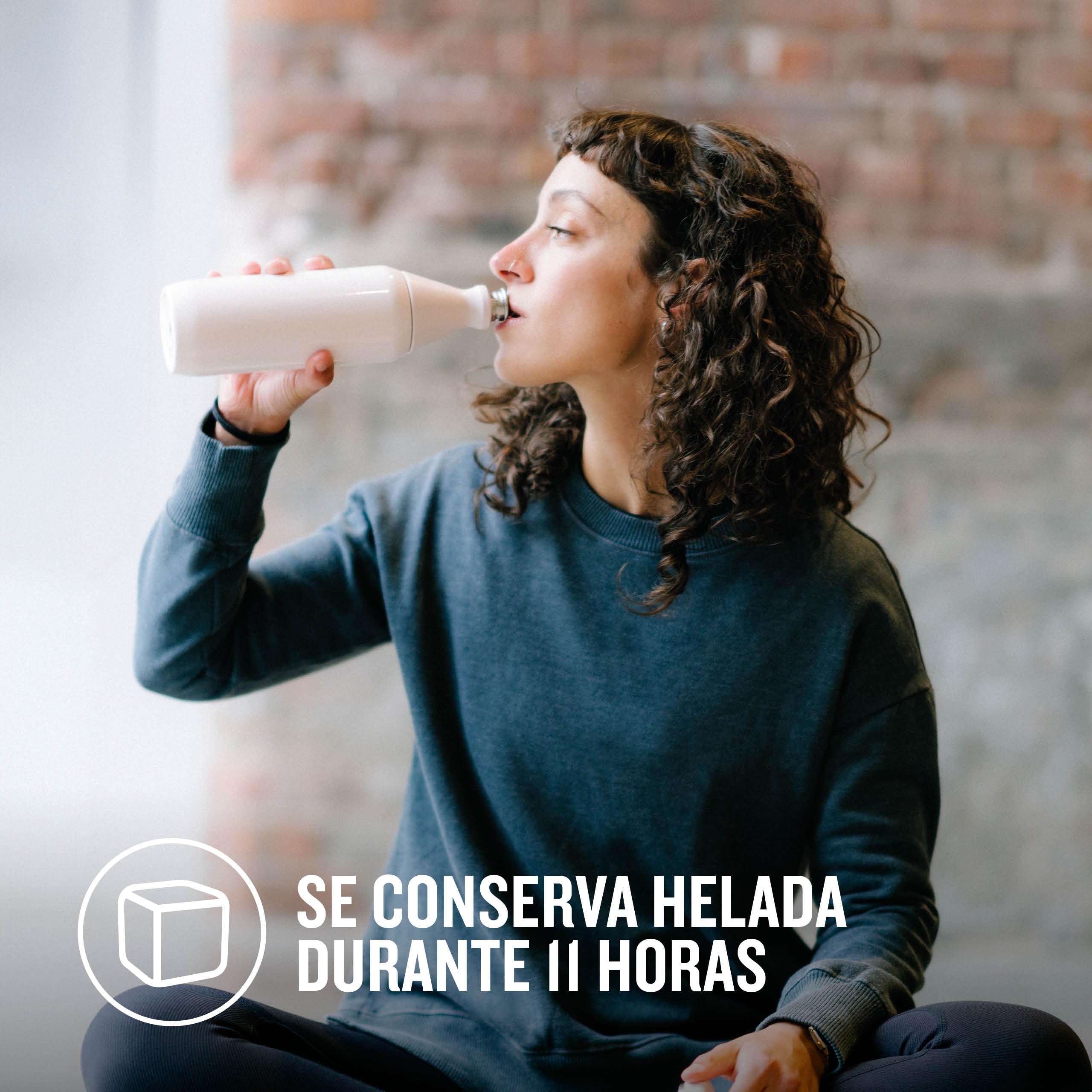 Stanley 1913 All Day Slim Botella Agua 0.6L - Rose Quartz | Fría Durante 6 Horas - Helada Durante 11 Horas - Cantimplora Termica Sin BPA - Antifugas - Apta Para Lavavajillas