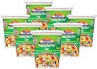 Vista 17 de Rani Roasty Bhel Puri Cup (aperitivo indio picante y crujiente con chutney indio que hace la boca) 3.5 oz (100 g), paquete de 6+1 gratis ~ listo