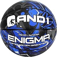 Vista 10 de AND1 Enigma Basketball - Streetball for Indoor and Outdoor Use, Deep Channel Construction and Durability Menta/Negro