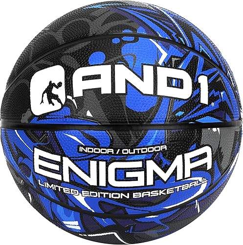 Miniatura 10 de AND1 Enigma Basketball - Streetball for Indoor and Outdoor Use, Deep Channel Construction and Durability