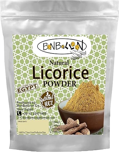 Extracto de raíz de regaliz natural puro 17.64 oz 500 gm Polvo Glycyrrhiza Glycyrrhizin Glabra Yastimadu Mulethi Yashtimad Hierba Raw Pure Herbal