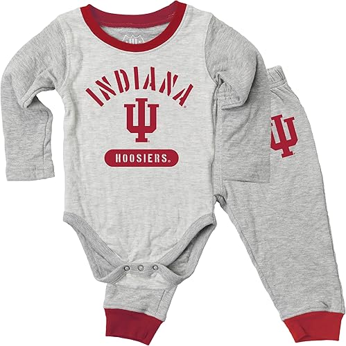 Miniatura 17 de Wes and Willy Conjunto de body y pantalón de manga larga para bebé College Jie Jie