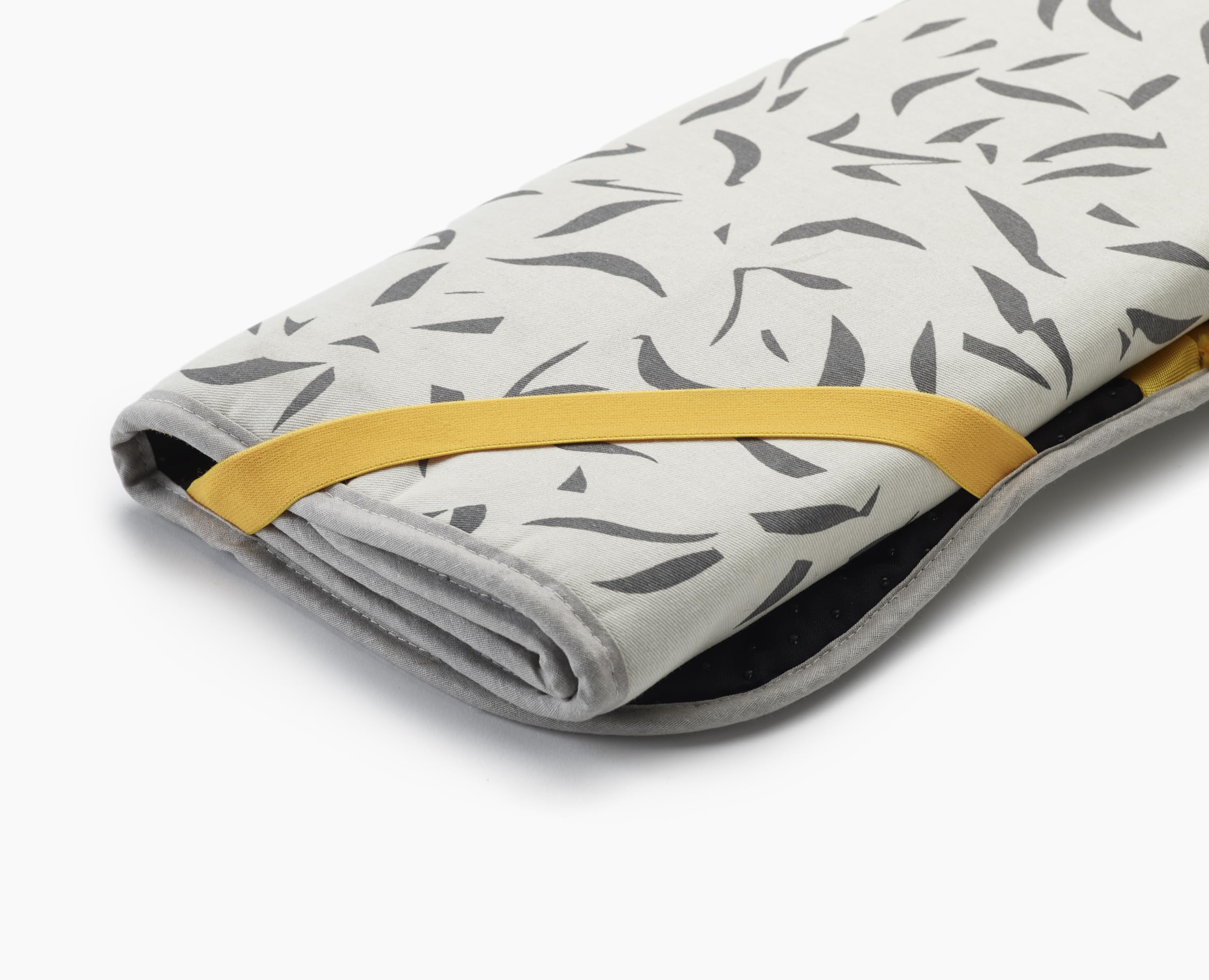 Joseph Joseph Swift Folding Ironing Mat with Silicone Iron Rest, Heat and Steam Resistant, Non-Slip Ironing Pad, Compact Storage, 35.4 x 18.5 in, Ecru Scatter