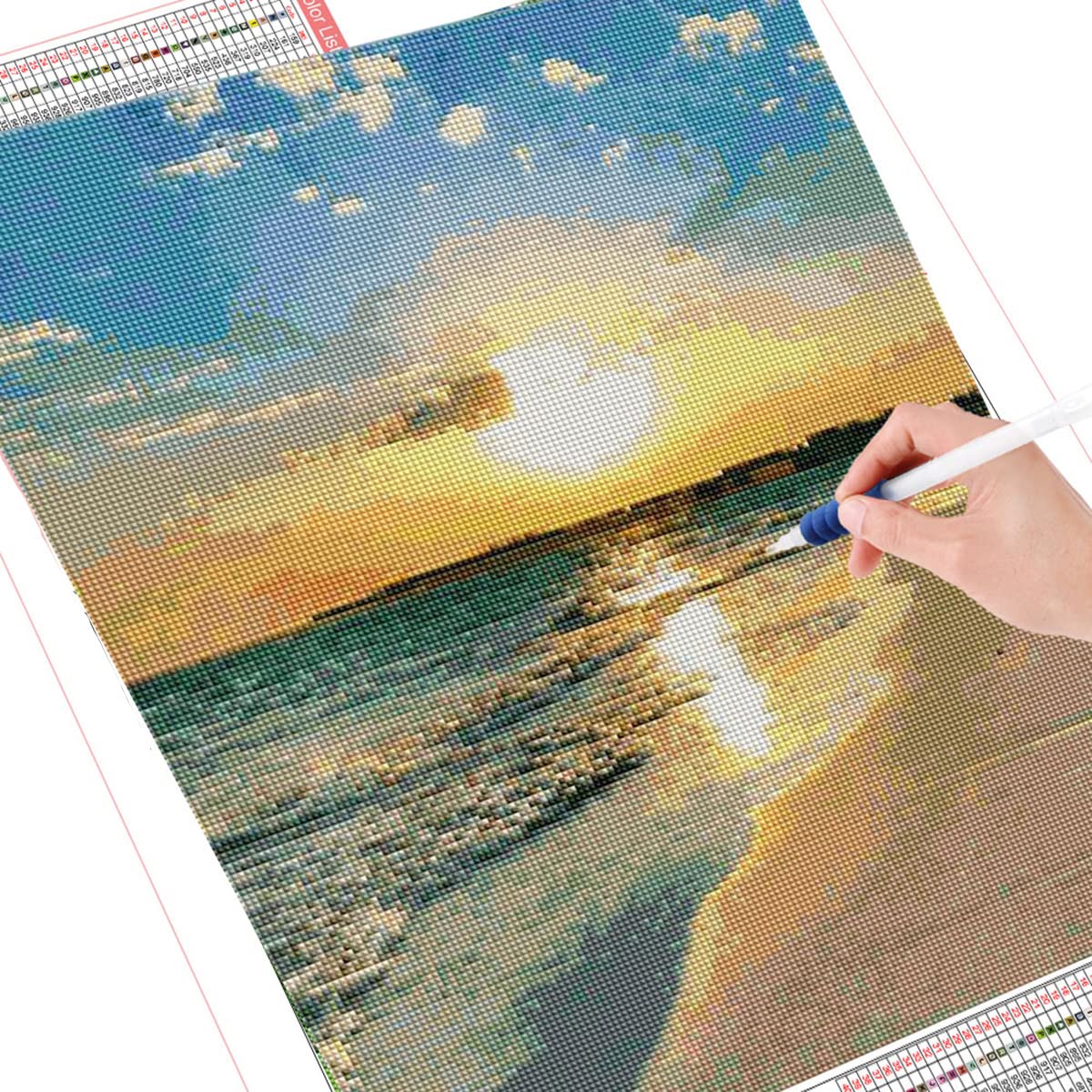 Instarry 5D Diamond Painting Quadri Grandi Dimensioni Foresta Quadri Moderni Soggiorno 60x40 cm