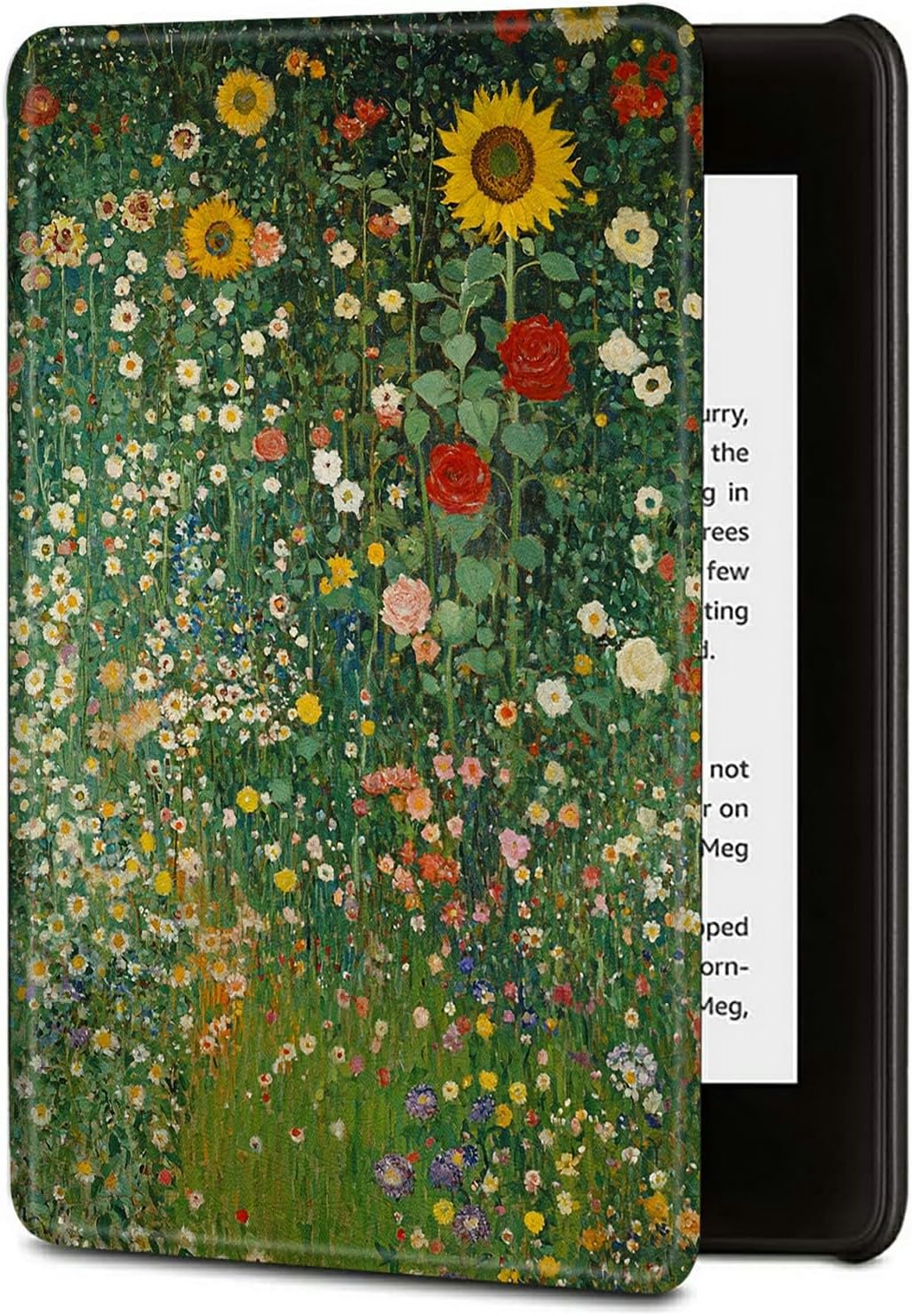 Case for 7" All-New Kindle Paperwhite (12th Generation, 2024 Released) PU Leather Cover with Auto Sleep Wake for Kindle Colorsoft Signature Edition, Alpaca with Glasses