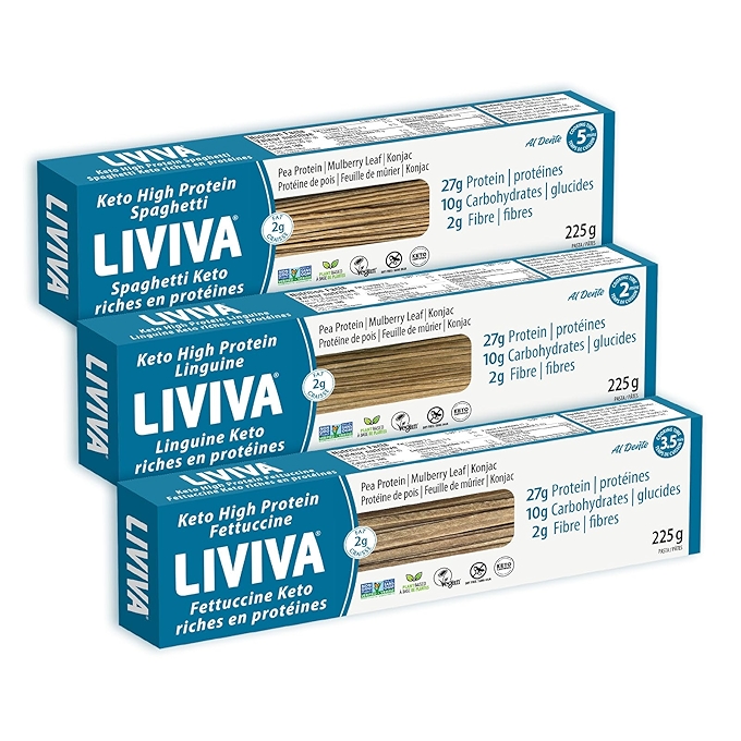 LIVIVA KETO 意大利面试用包 - 低碳高蛋白，适合糖尿病人士，快速美味